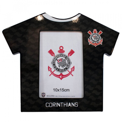 Porta Retrato Camisa Futebol Corinthians Foto 10x15cm
