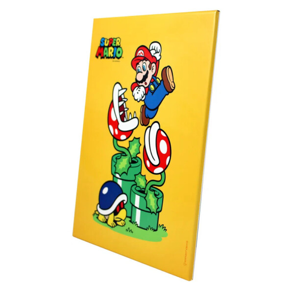 Quadro Super Mario Bros Em Metal 19×26