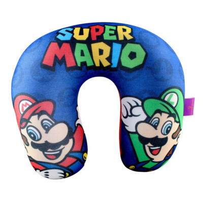 Almofada Pescoço Mario Luigi