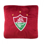Almofada Fluminense Quadrada Bordô Fibra