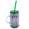 Caneca Fluminense Com Tampa E Canudo 420ml