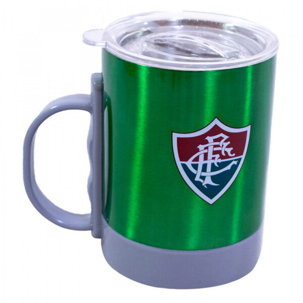 Caneca De Inox Fluminense Com Tampa 350ml
