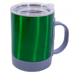 Caneca De Inox Fluminense Com Tampa 350ml