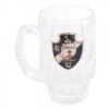 Caneca De Vidro Vasco Com Brasão De Time 330ml