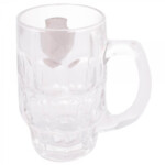 Caneca De Vidro Vasco Com Brasão De Time 330ml