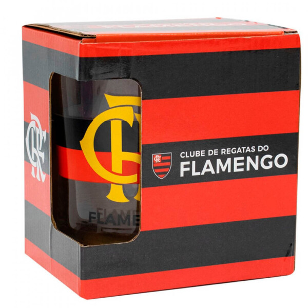 Caneca De Vidro Flamengo Gigante 660ml