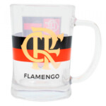 Caneca De Vidro Flamengo Gigante 660ml