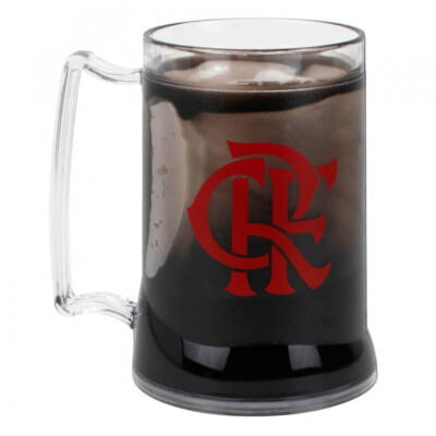 Caneca Gel Flamengo Congelante Térmico 400ml