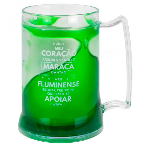 Caneca Gel Fluminense Congelante Térmico 400ml