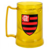 Caneca Gel Flamengo Congelante Térmico Amarelo 400ml