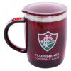 Caneca Térmica Fluminense Com Tampa Oval 450ml