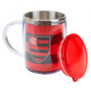 Caneca Térmica Flamengo Com Tampa Oval 450ml