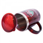 Caneca Térmica Fluminense Com Tampa Oval 450ml