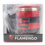 Caneca Térmica Flamengo Com Tampa Oval 450ml