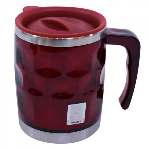 Caneca Térmica Fluminense Detalhada Com Tampa 450ml
