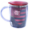 Caneca Térmica Flamengo Logo Com Tampa 450ml
