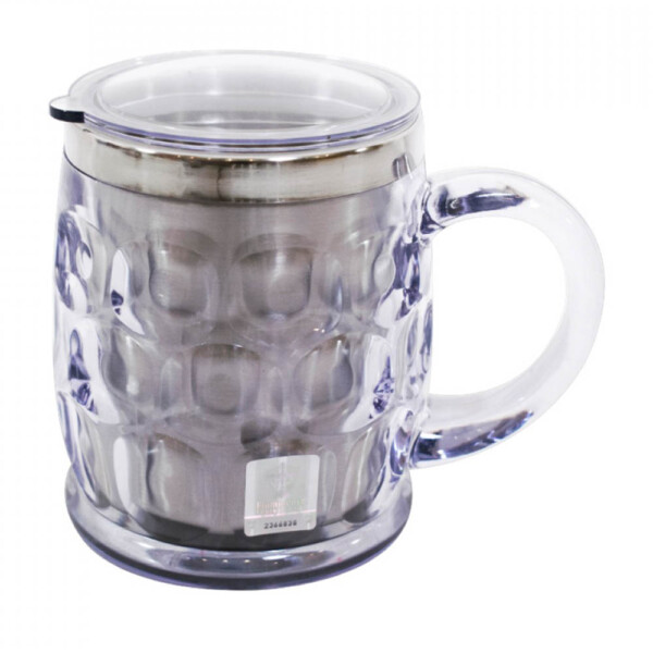 Caneca Térmica Fluminense Com Tampa 500ml