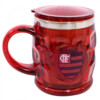 Caneca Térmica Flamengo Com Tampa Detalhada 500ml
