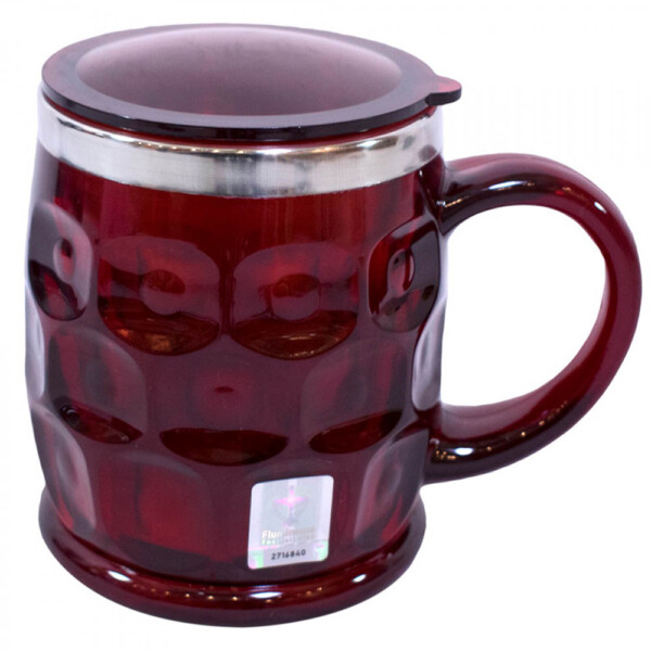Caneca Térmica Fluminense Com Tampa Detalhada 500ml
