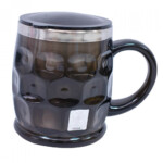 Caneca Térmica Vasco Com Tampa 500ml Preta