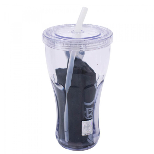 Copo Vasco Com Canudo 550ml E Mochila Tipo Saco