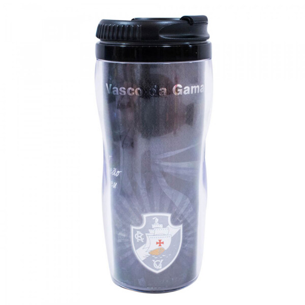 Copo Com Tampa Vasco 350ml