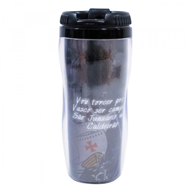 Copo Com Tampa Vasco 350ml