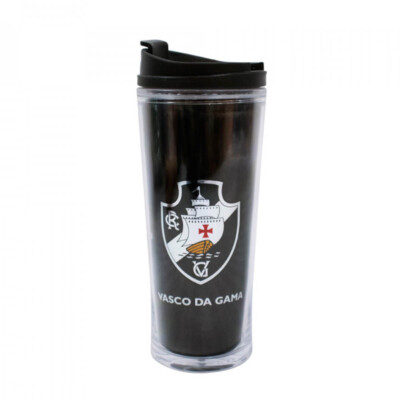 Copo Com Tampa Vasco 600ml
