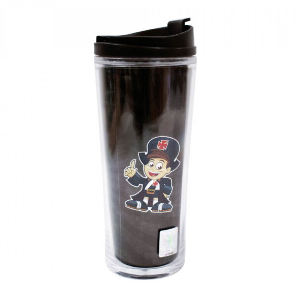 Copo Com Tampa Vasco 600ml