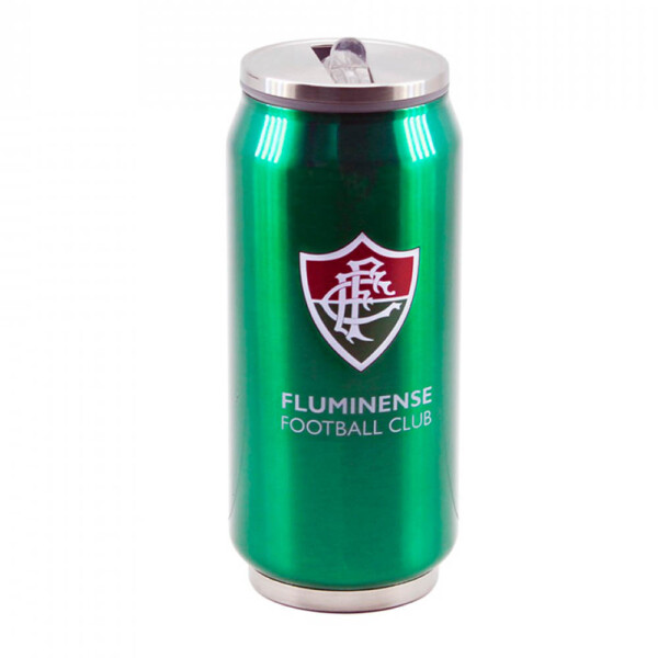 Copo De Inox Fluminense Com Canudo 350ml