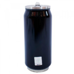 Copo De Inox Vasco Com Canudo 350ml