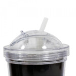 Copo De Plástico Vasco Com Canudo 450ml