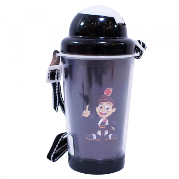 Garrafa Vasco Com Alça E Canudo 350ml