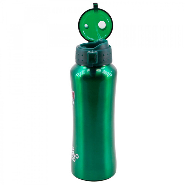 Garrafa De Inox Fluminense Com Tampa De Plástico 650ml