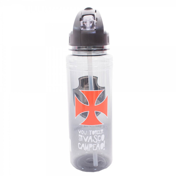 Garrafa De Plástico Vasco Com Canudo Retrátil 700ml