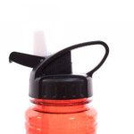Garrafa De Plástico Flamengo Com Canudo Retrátil 700ml
