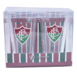 Conjunto Fluminense 2 Copos De Vidro 475ml