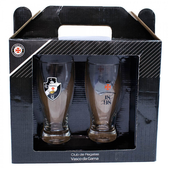 Conjunto Vasco 2 Copos Cerveja 350ml