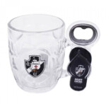 Conjunto Vasco Caneca De Vidro Com Abridor De Garrafas 280ml