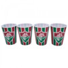 Conjunto Fluminense Com 4 Copos 3d 400ml