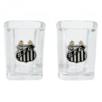 Jogo Santos 2 Copos De Vidro Para Shot 70ml