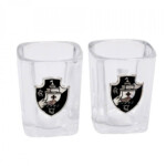 Conjunto Vasco Com 2 Copos De Vidro Para Shot 70ml