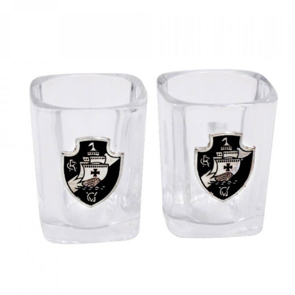 Conjunto Vasco Com 2 Copos De Vidro Para Shot 70ml
