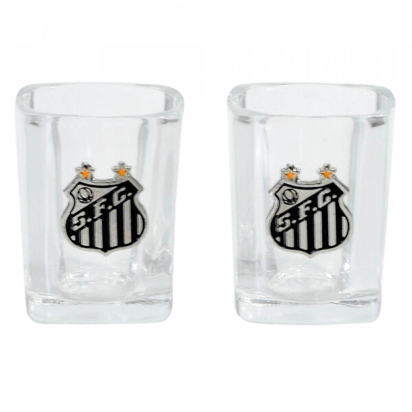 Jogo Santos 2 Copos De Vidro Para Shot 70ml
