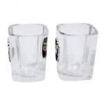 Conjunto Vasco Com 2 Copos De Vidro Para Shot 70ml