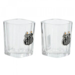 Jogo Santos 2 Copos De Vidro Para Shot 70ml