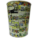 Lixeira Dc Comics Quadrinhos Colorida Em Metal