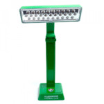 Luminária Fluminense Led De Mesa A Toque Verde