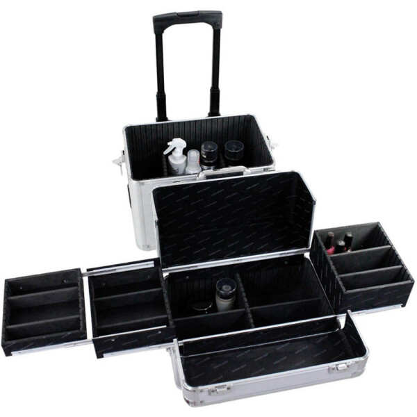 Maleta Jacki Design Bsb14067 Pró Salão Com Rodinhas