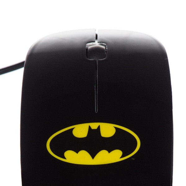 Mouse Batman Preto Dc Comics